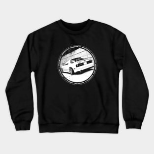 MAZDA RX-7 FC Black 'N White 4 (Black Version) Crewneck Sweatshirt